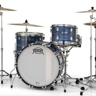 Pearl President Series Deluxe 3-piece Shell Pack - 22" Bass Drum OCEAN RIPPLE image 3