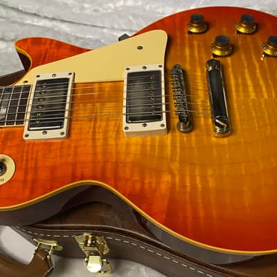 NEW! Gibson Custom 1960 Les Paul Standard Reissue VOS - Tangerine Burst - Authorized Dealer - 9.2 lbs - G07538 image 9
