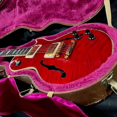 Gibson Les Paul Custom Florentine Plus Custom Shop USA 1997 - Cherry Red image 2