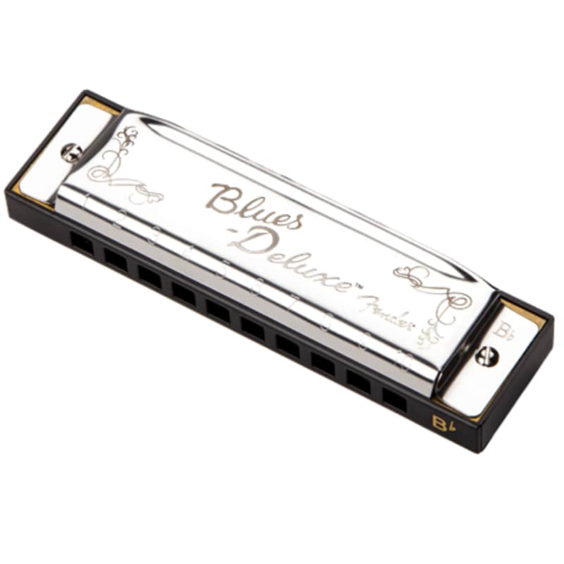 Fender Blues Deluxe Diatonic Harmonica Mouth Organ Key Bb image 1