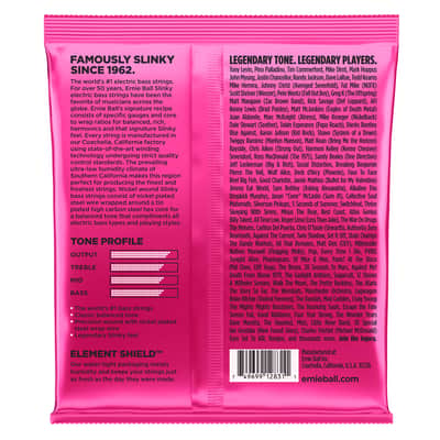 Ernie Ball 2834 Round Wound Super Slinky Bass Strings (45-100) image 2