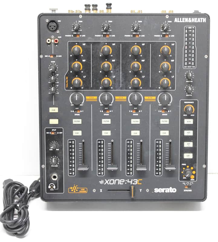 Allen & Heath XONE:43C 4+1 Channel DJ Mixer with USB Soundcard Serato W Analog Filter image 1