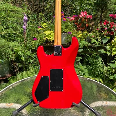 Vintage 1986 Squier by Fender Contemporary Stratocaster Made in Japan Torino Red image 9
