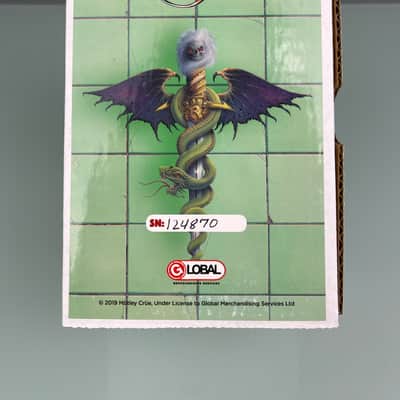 MOTLEY CRUE SOLD OUT Dr. Feelgood 30th Anniversary Guitar Distortion Effects Pedal  RARE Mick Mars 2019 - Sea Foam Green image 1
