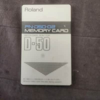 Roland PN-D50-02 Synth Memory Card for D-50 1980's