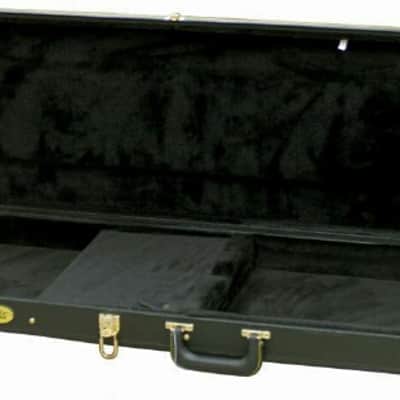 MBT Universal Hardshell Wood Electric Guitar Case with Black Tolex Finish image 1