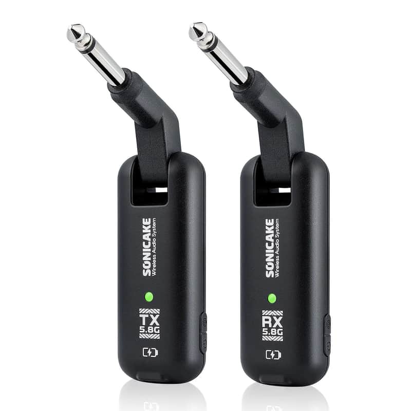 New SONICAKE 5.8GHz Low‑Latency Wireless Guitar System Transmitter & Receiver image 1