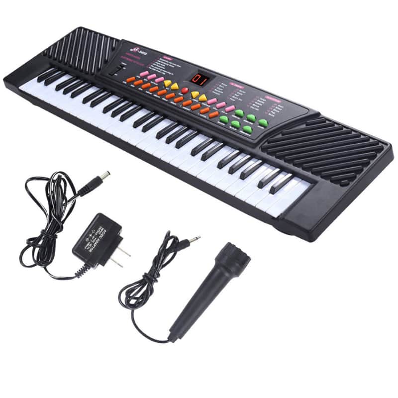 New 54 Keys Electronic Music Piano 2024 - Black Other Bild 1