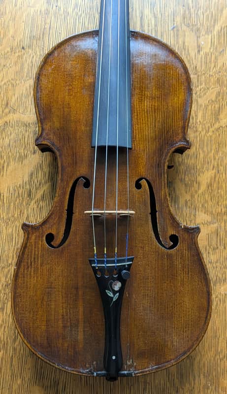 Bohemian Violin full size Late 1800s - Golden Brown image 1