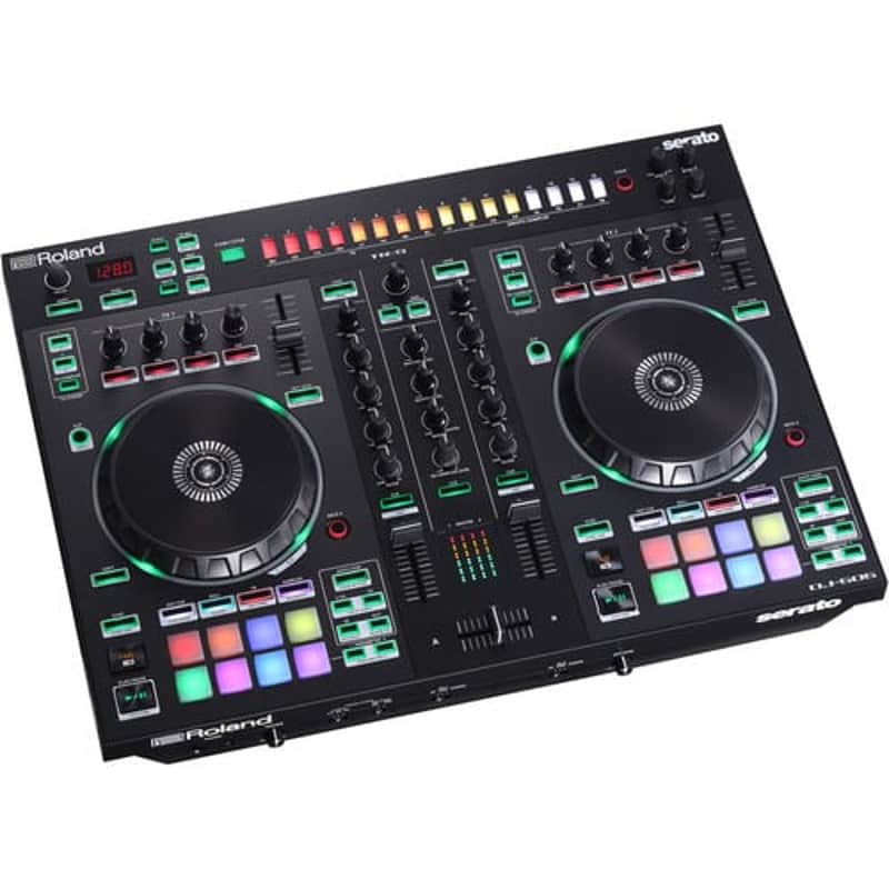Roland DJ-505 2-Channel, 4-Deck DJ Controller for Serato DJ (B-Stock) image 1
