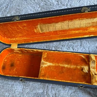 Vintage 1968 Gibson Les Paul Custom / Standard Case – 535 Orange Tolex – Excelsior/Stanford Latches image 7