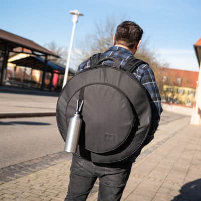 Meinl Professional 22" Cymbal Backpack Case Bag, Carbon Ripstop MCB22CR image 6