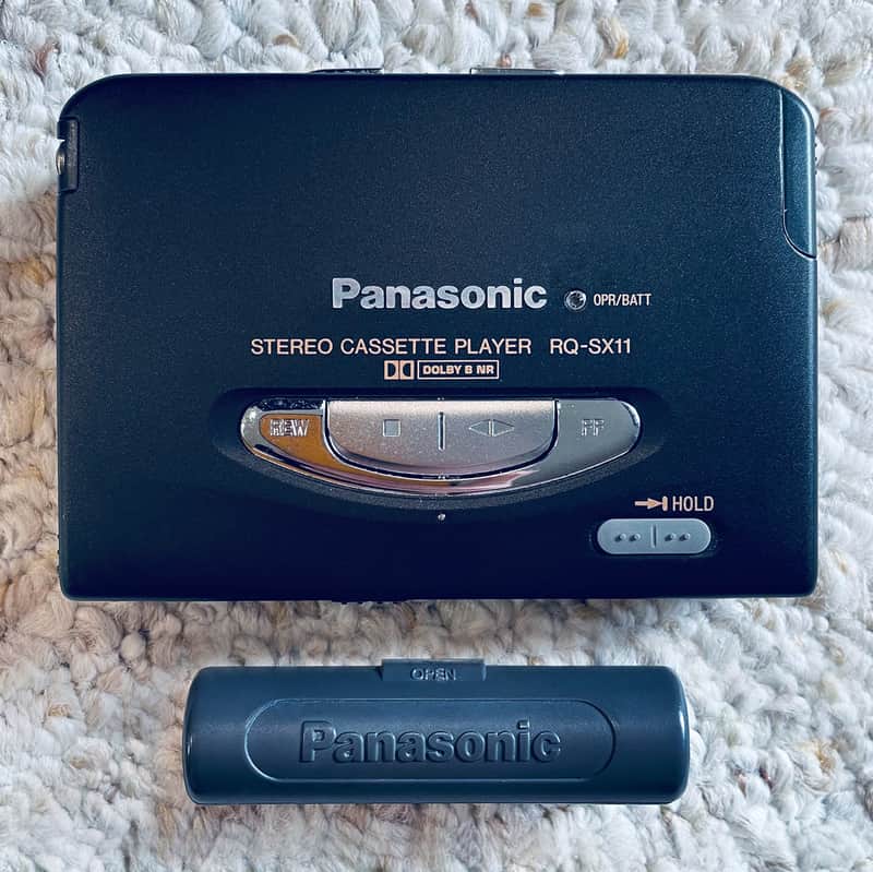 PANASONIC SX11 Walkman Cassette Player, NM Black ! Working  ! image 1
