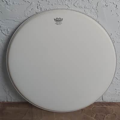*** JACKPOT! 3x REMO 24" 1960s 1970s 1980s NEW BASS DRUM HEADS (Three) WHITE COATED NOS UNSOLD VINTAGE DEALER Stock! * DIPLOMAT & AMBASSADOR & EMPEROR! image 2