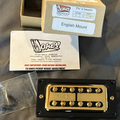 TV Jones TV Classic English Mount Pickup Set in Gold. With pickup rings (#2) image 7