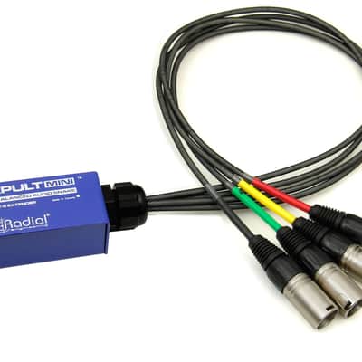 Radial Catapult Mini RX Cat 5/6 Audio Snake Module with Male XLR Connectors image 2