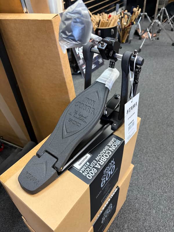 Tama Iron Cobra Limited Edition "Black Shadow" single drum pedal 2026 - Black satin image 1