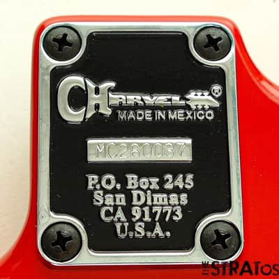 Charvel So-Cal 4 SC4 Pro Mod BODY & HARDWARE Floyd Rose, Gloss Racing Red image 3