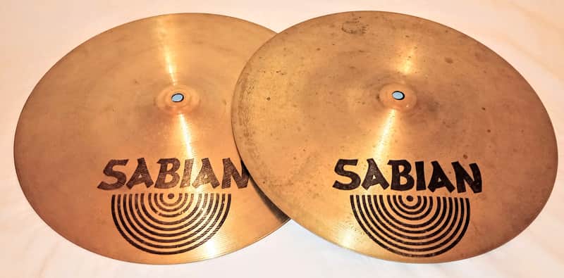 SABIAN HEAVY STAGE HI-HATS PAIR -FREE SHIPPING TO CUSA! image 1
