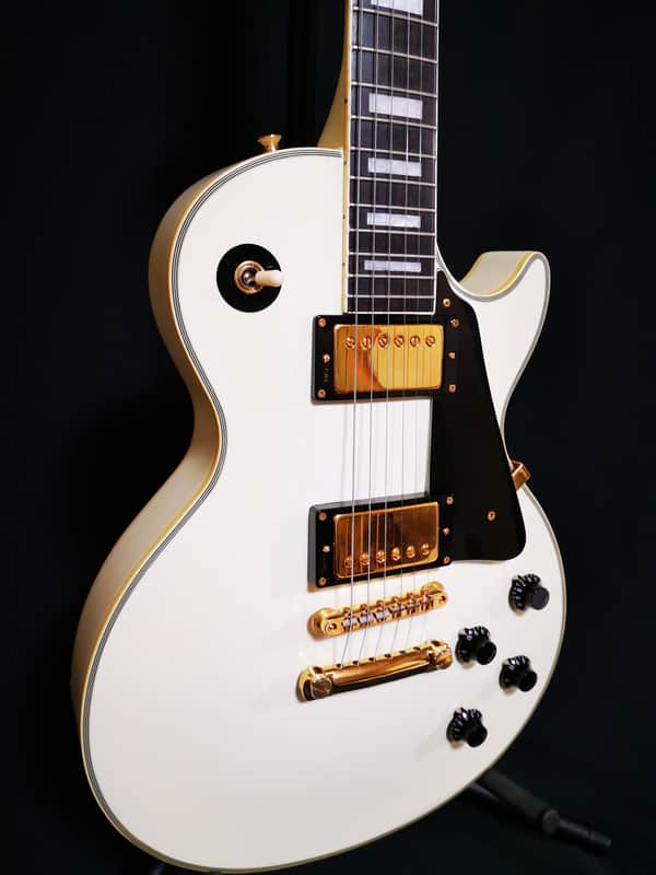 Burny Les Paul Custom RLC 70 1990 White Made In Japan | Reverb