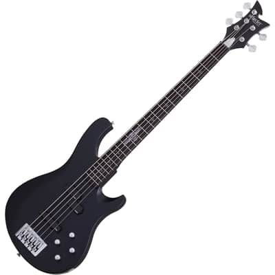 Schecter Johnny Christ-5 Bass - Satin Black (278) image 2