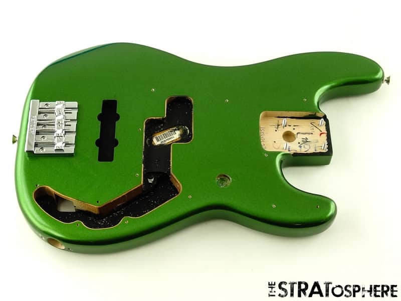 Fender Player II Modified Active Precision Bass BODY +HARDWARE, Harvest Green image 1