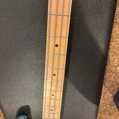 Fender Flea Artist Series Signature Active Jazz Bass 2018 Satin Inca SIlver image 14