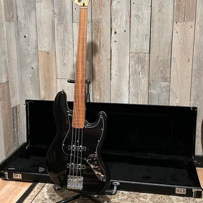 New Fender Jazz Bass Fretless, Black, Custom Capital City Guitars Bass USA Built, Amazing image 17