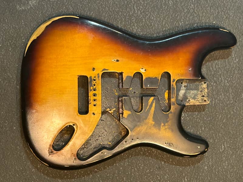Fender Stratocaster Body 3-Tone Sunburst image 1