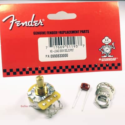 Genuine Fender No-Load 250k Solid-Shaft Guitar Volume/Tone Control Potentiometer image 3
