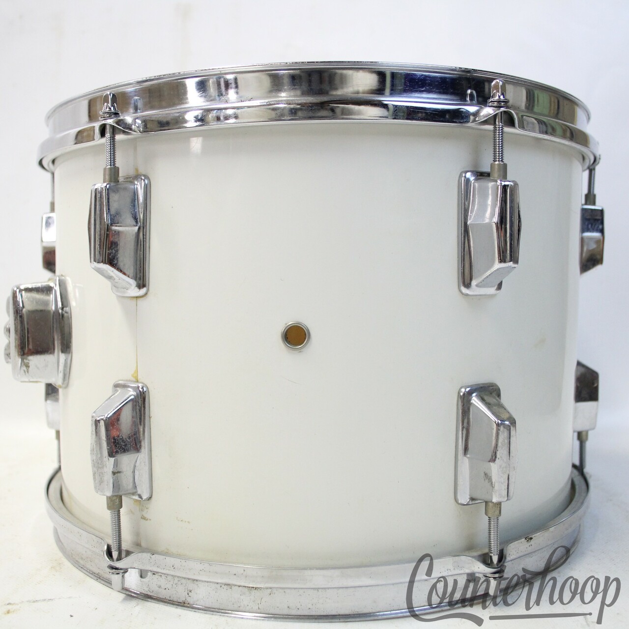 Pearl 13x9"Tom Drum Piano White Wrap 6Ply Mahogany Lauan Shell Vintage 70s Japan — main photograph