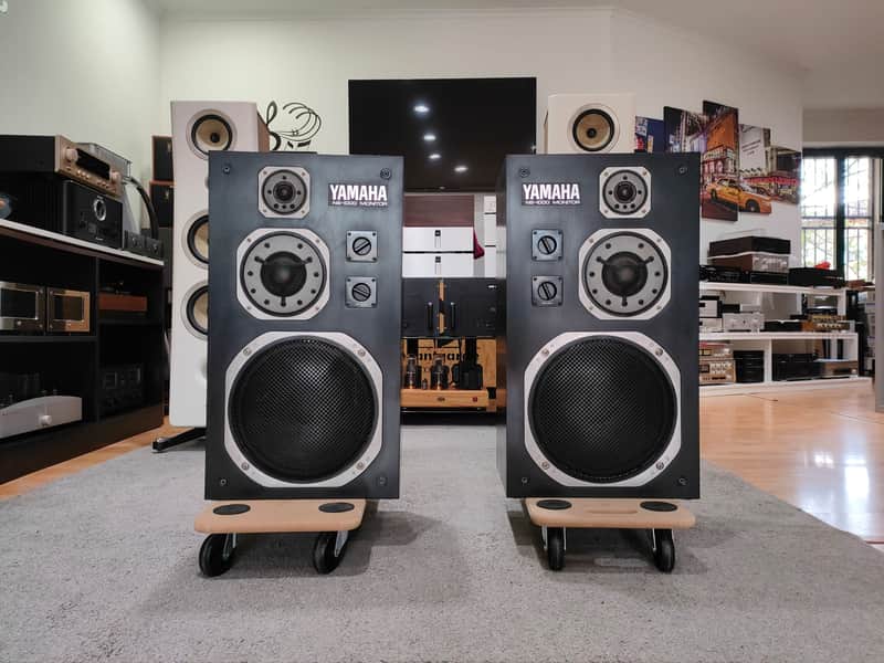 Yamaha NS1000 M MONITOR PAIR SPEAKERS VINTAGE image 1