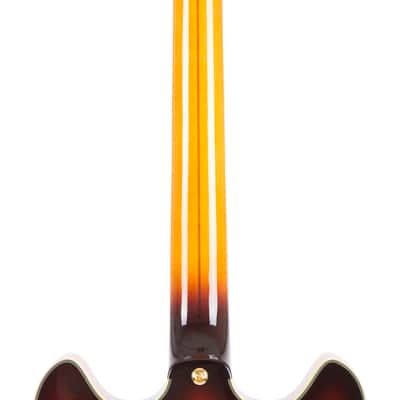 2016 D'Angelico Excel DC Semi-Hollow Electric Guitar w/Stairstep Tailpiece, Vintage Sunburst, S16006YYYY image 7
