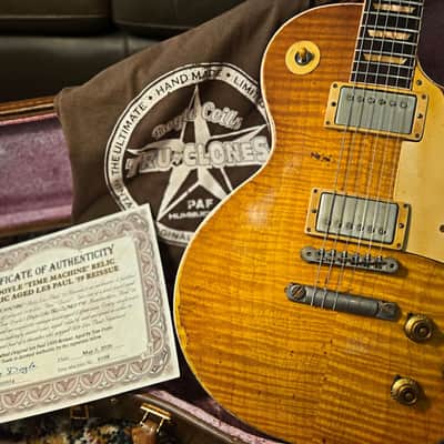 Gibson Custom Shop Les Paul ‘59 Tom Doyle "TIME MACHINE" #108 ~ R9/59 Relic Burst “SUPER PREMIUM” - Historic Aged w/Doyle Coils TRU-CLONES ‘59 PAFs image 7