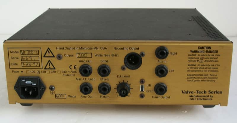Eden WT- 300 Traveler *300 Watts *13 Lbs *1997 *Brushed Gold | Reverb