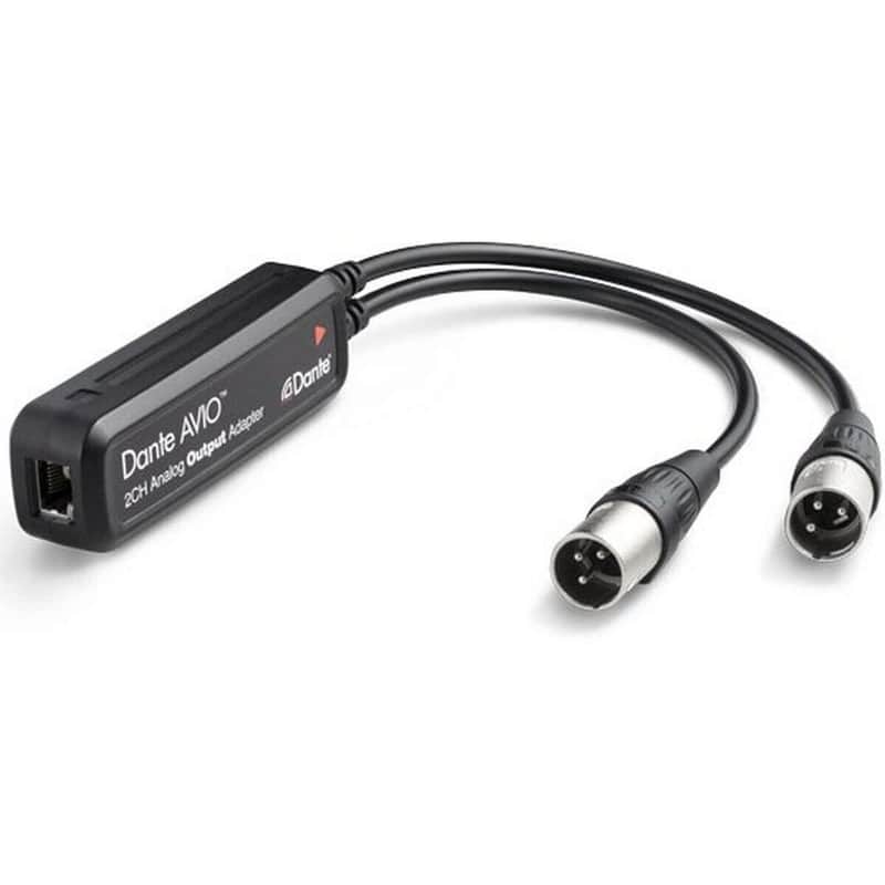Audinate Dante AVIO 2-Channel Analog Input Adapter for Dante Audio Network image 1