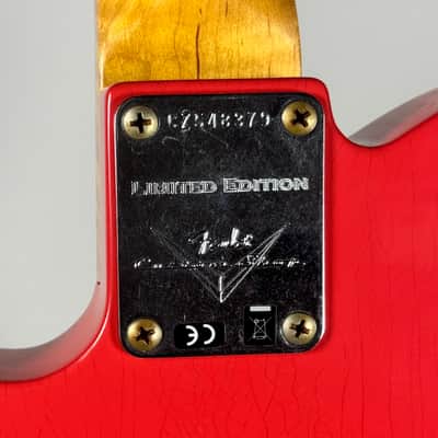 Fender Custom Shop Telecaster Thinline Journeyman Relic 2020 - Fiesta Red(sku86276) image 9