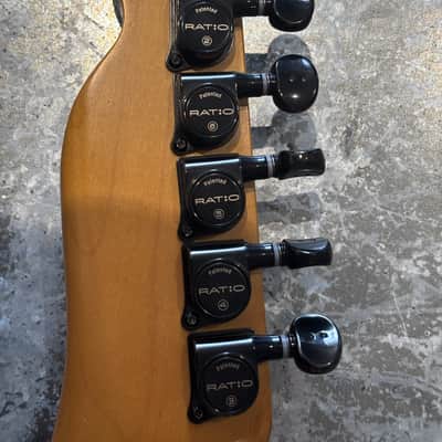 Fender Telecaster 1988-1989-Toploader Bridge-Black-Mod image 12