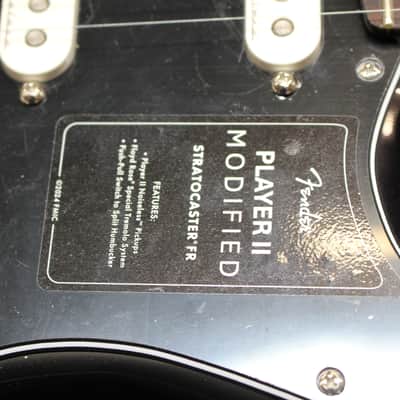 Fender Player II Modified Stratocaster HSS Floyd Rose Rosewood Fretboard Electric Guitar Dusk 8lbs image 13