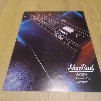 Vintage 1972 Sho-Bud (Gretsch) Amplifier Catalog! Rare, Original Case Candy, Paperwork! image 1