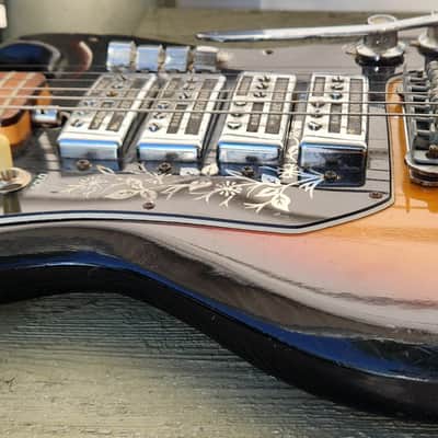 RARE! Teisco Del Rey ET440 Offset 4 DeArmond Pickup Spectrum 1960s Japan image 18