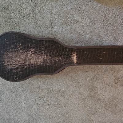 Vintage 1960's Gibson Soft Shell Guitar Case Alligator Print image 3