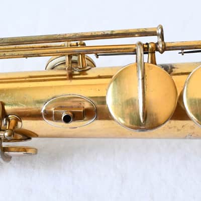 Conn New Wonder I Soprano Sax 1923 - Original Gold Plate-Overhauled-Free USA Ship image 9