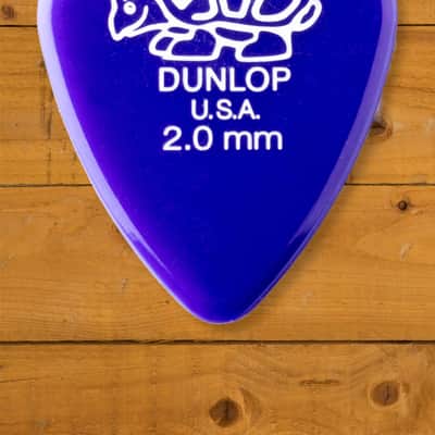 Dunlop Delrin 500 Pick - 2.0mm - 12-Pack image 1