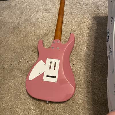 Harley Benton Fusion-III SSH Pink flame roasted neck image 8