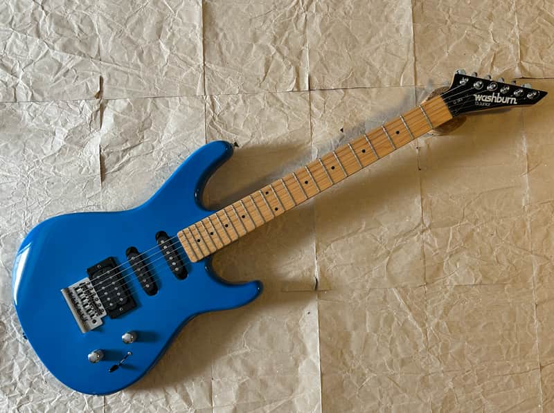 Washburn G-Junior G-JRV late-80s - Blue MIK | Reverb Australia