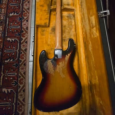 Fender Jazz Bass – 1964 – All Original (Except Nut) – Excellent Condition – Pre-CBS Vintage – With Case image 11