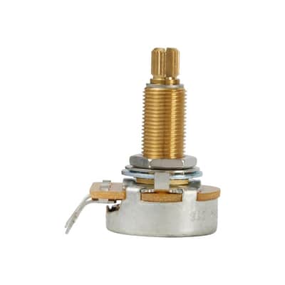 Gibson 500k Ohm Audio Taper Potentiometer Long Shaft image 3