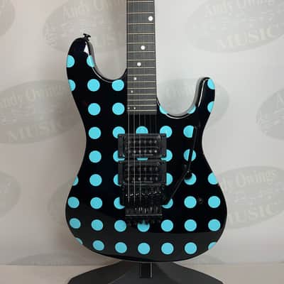 Kramer NightSwan Black with Blue Polka Dot image 1