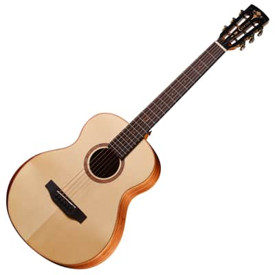 Crafter MINO Mahogany Mini Travel Acoustic Guitar Arm Bevel Slotted Headstock image 1
